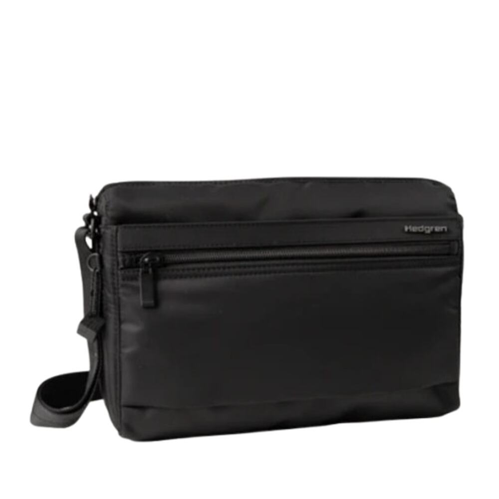 HEDGREN Women's Eye Medium Crossbody Bag Nylon Black RFID NWT